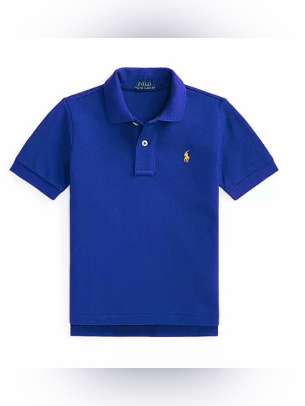 POLO Ralph Lauren The Iconic Mesh Polo Shirt in Blue- 4/4T